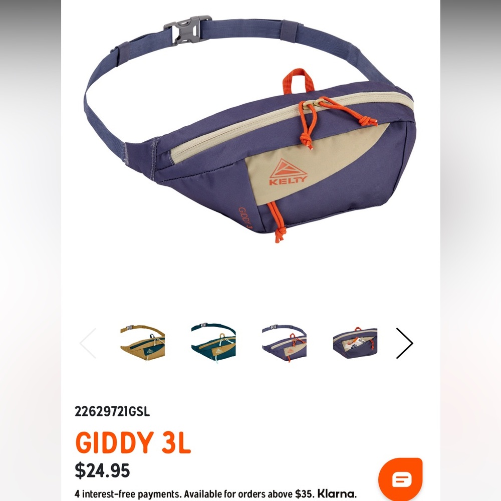 Kelty Fanny pack or crossbody bag